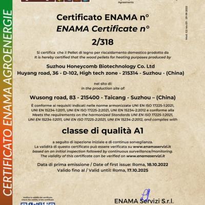 ENplusA1 certificate